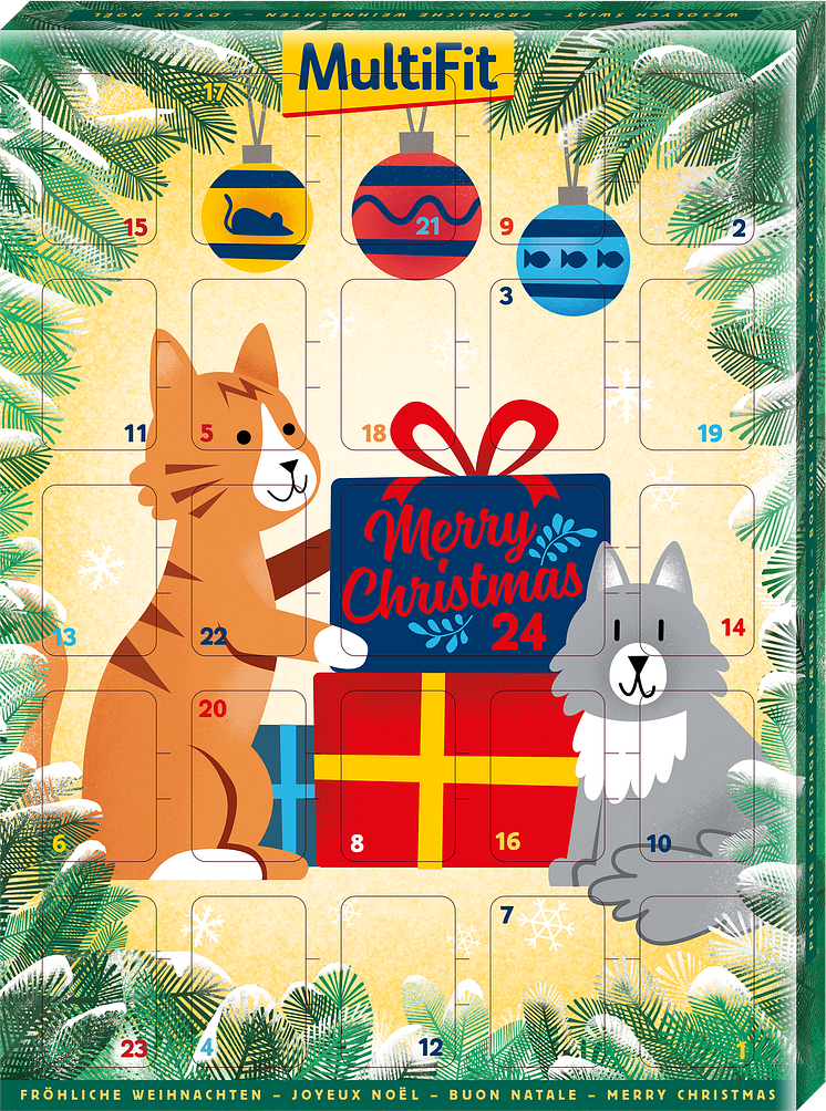 MultiFit Adventskalender für Katzen, UVP: 4,99 €