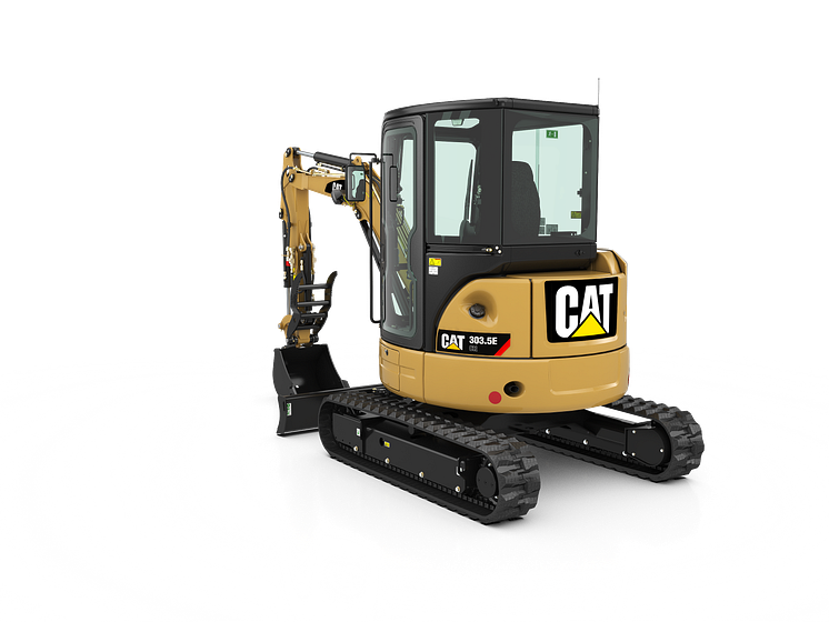 Cat 303.5E CR - vänster bak