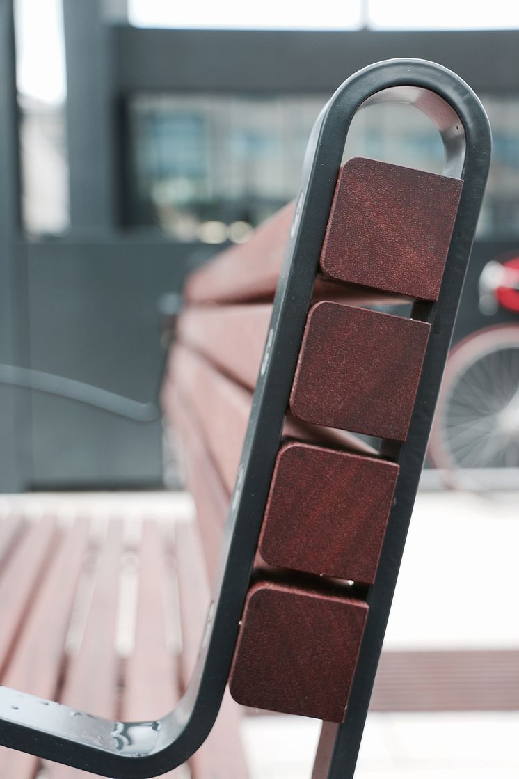 Ribb soffa detalj, design Tom Stepp