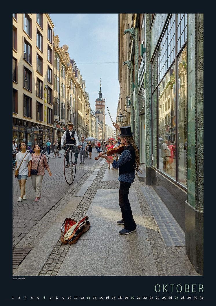 Fotokalender "Fantastisches Leipzig" 2019 - Oktober Vorderseite