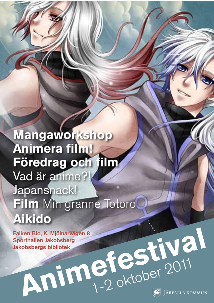 Program Animefestival 1-2 oktober