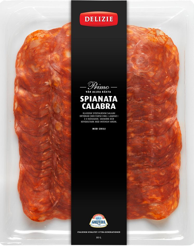 Spianata Calabra, salami, Delizie Primo