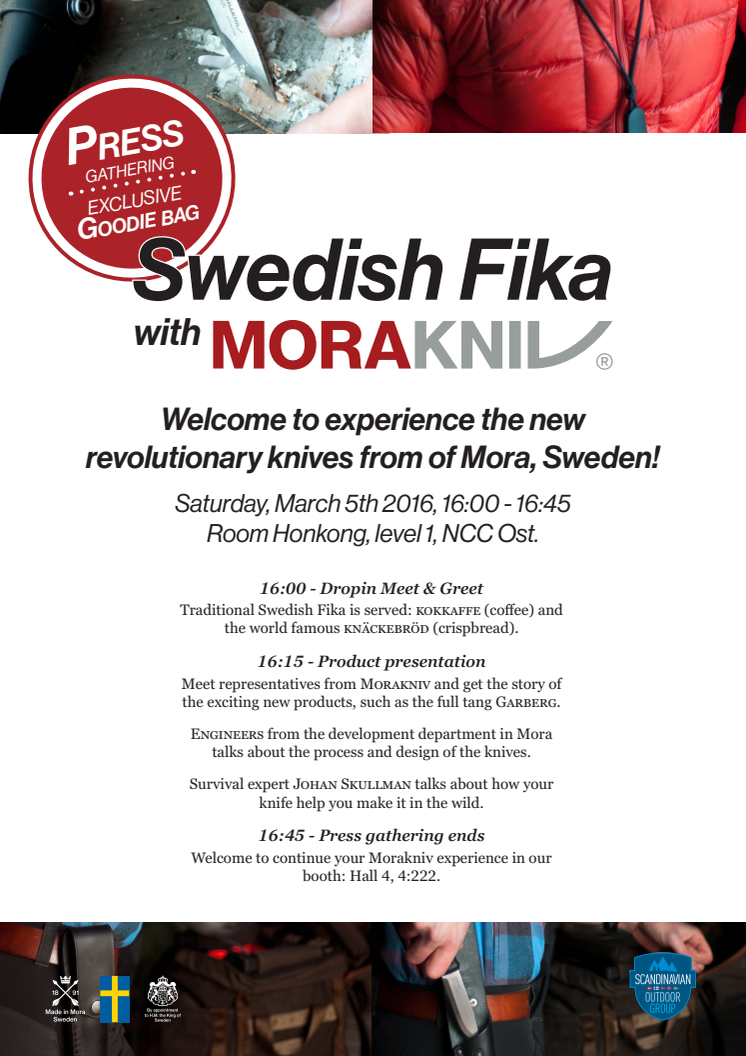 Invite: Swedish Fika with Morakniv
