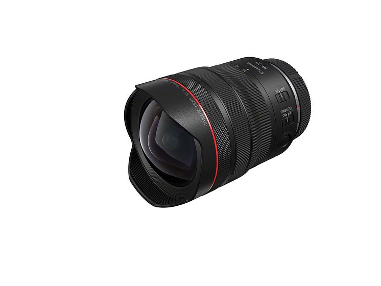 Canon RF 10-20mm F4L IS STM_Front_Slant_with_cap