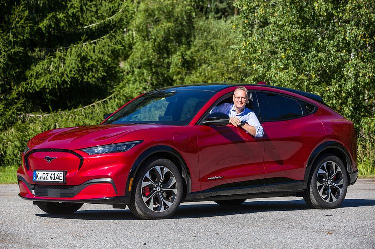 Ford Mustang Mach-E  preproduksjonsbil, Norge, Sommeren 2020