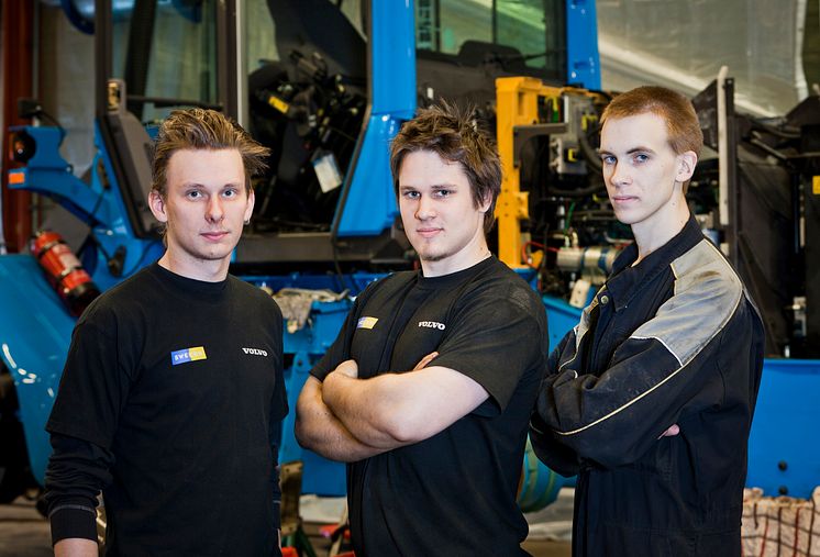 Serviceteknikerna som byggde Volvo L60G PCP hjullastare