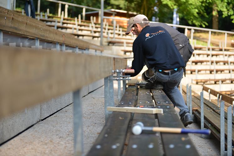 Sanierung mit Kebony: Freilichtbühne Killesberg bekommt neue Sitzplätze