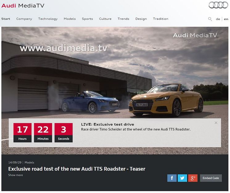 Audi MediaTV