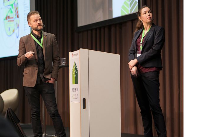 Anna Hessle och Jonas Jernberg från Sweco