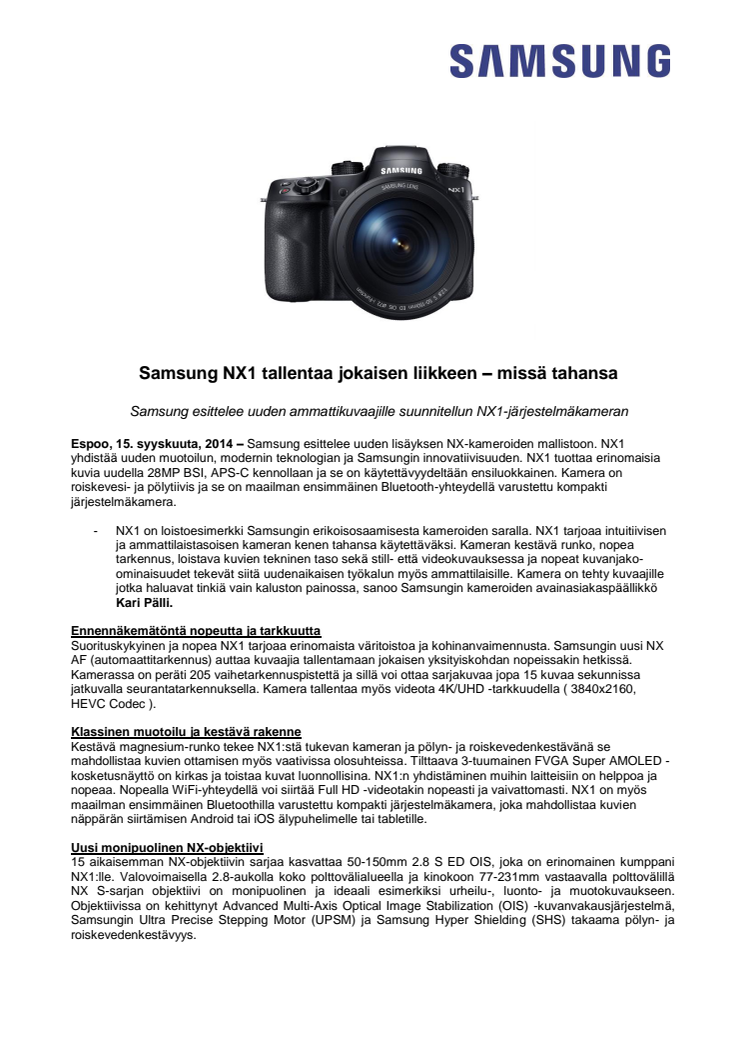 Samsung NX1 