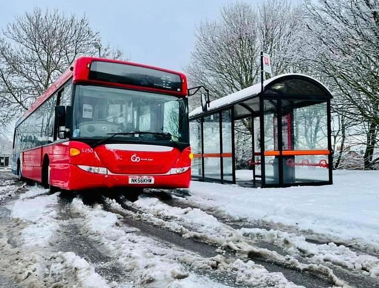 Go North East pulls out all the stops during snow disruption