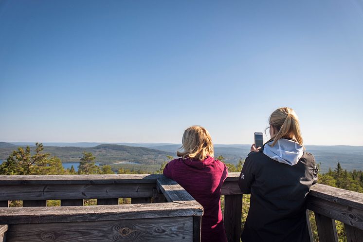 Skinnaråsen - ett av många besöksmål i Leksand. Foto: Visit Dalarna