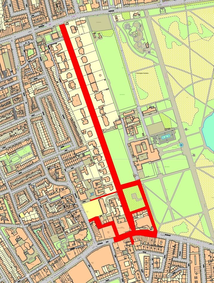 Embassy exclusion map 17 February