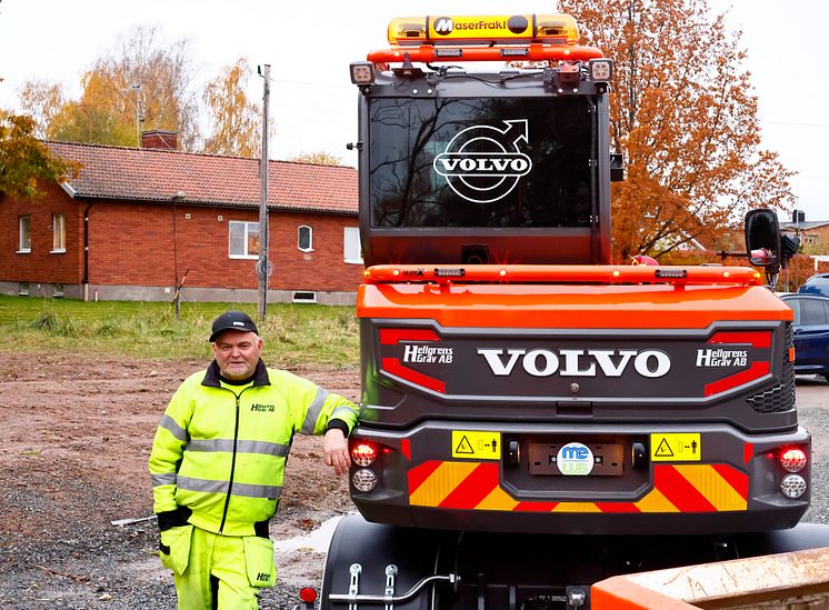 Janne Hellgren och Volvo EW60E