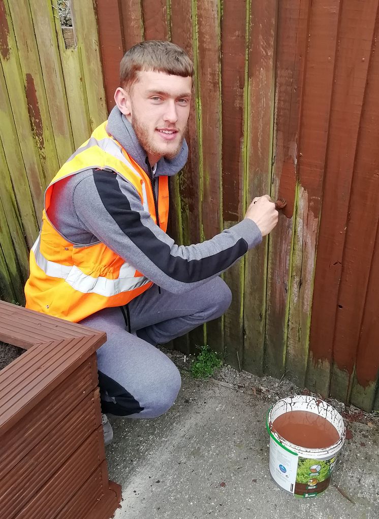 Corey Panter LTFC Flitwick gardening