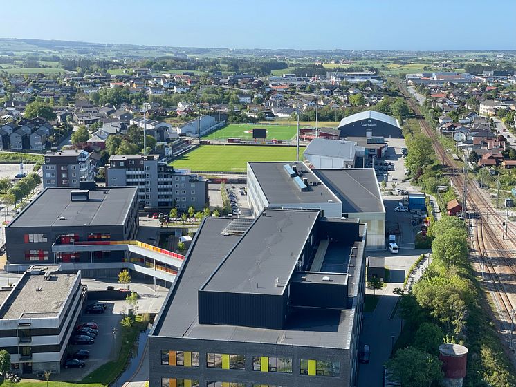 Bryne stadion foto Frode Hagerup