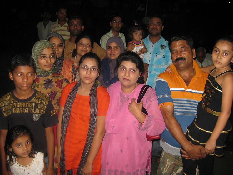 The Bhopal family at my last departure.