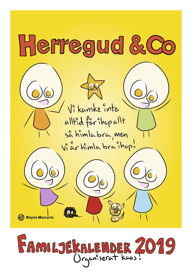 Herregud & Co familjekalender 2019