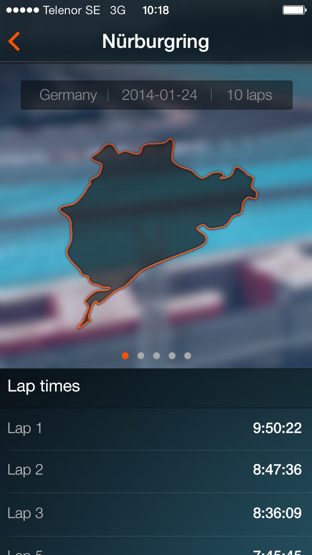 Koenigsegg One:1 app Lap Time