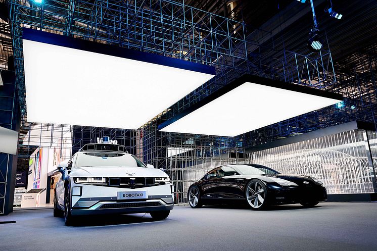 (Photo_1) Hyundai Motor's booth at IAA Mobility 2021_IONIQ brand lineup