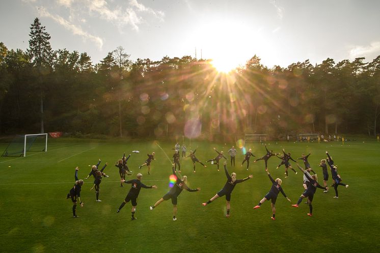 en armlängds avstånd fotbollsdamer.jpg