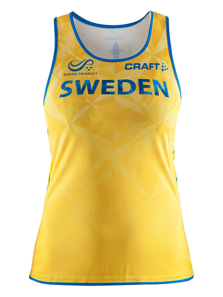 Craft - Svenska friidrottslandslaget - Singlet front