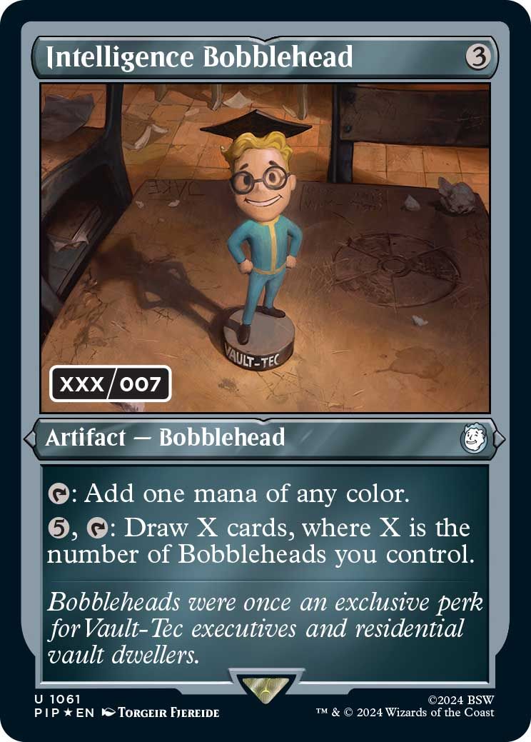 1061 Intelligence Bobblehead Premium