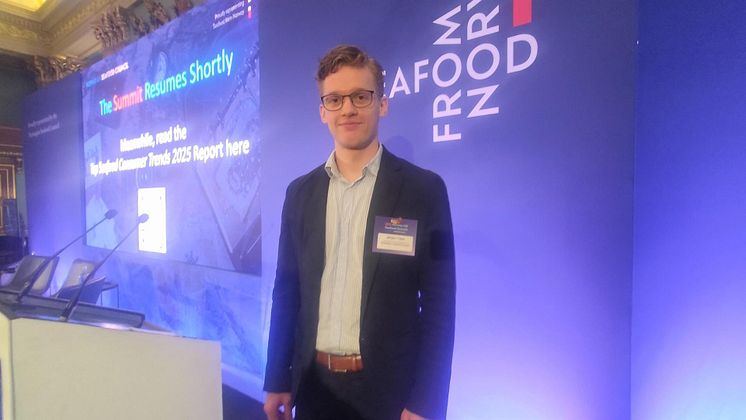 Jørgen Fieler på UK Seafood Summit_foto Julie Hagerup