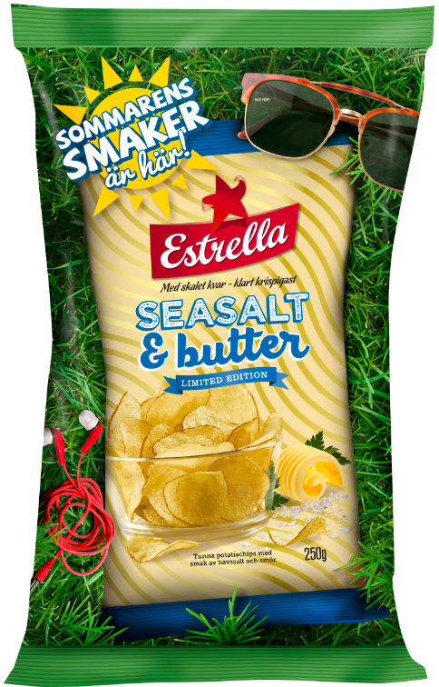 Estrella Seasalt & Butter 250g