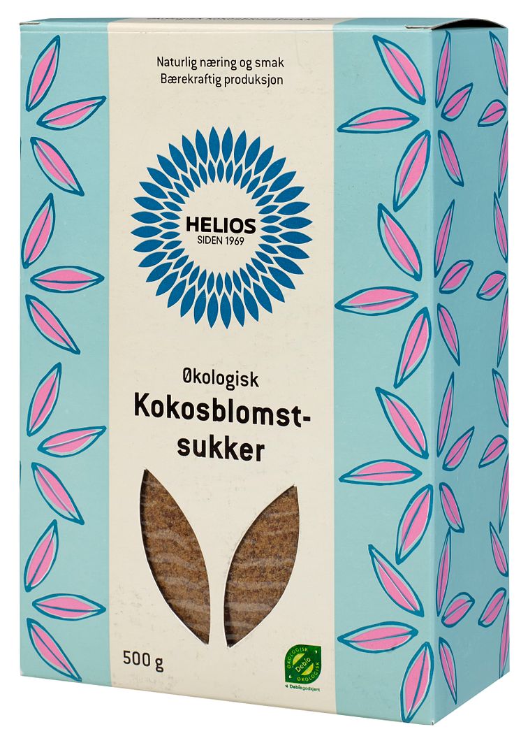 Helios kokosblomstsukker økologisk 500 g