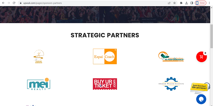 Sponsors and partners