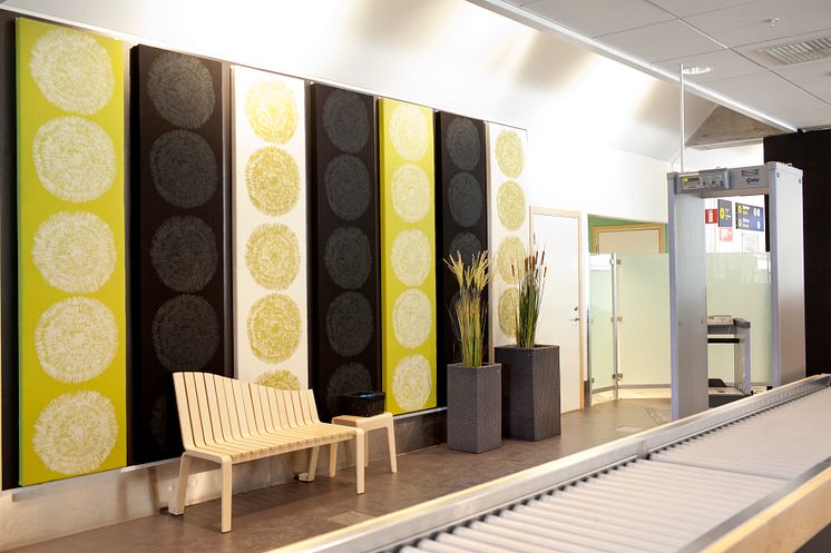Design elements at Göteborg Landvetter Airport