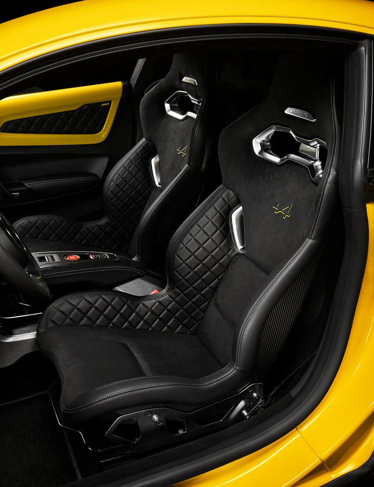 Alpine A110 - Color Edition interior