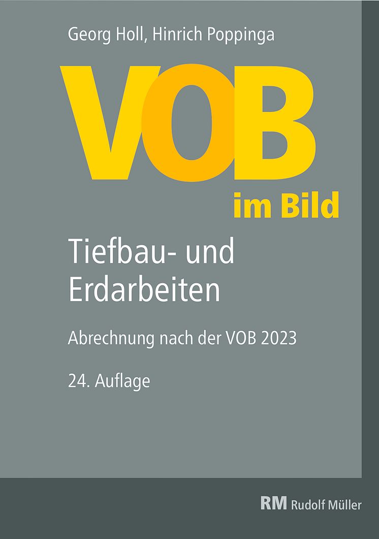 VOB im Bild – Tiefbau- und Erdarbeiten (2D/tif)