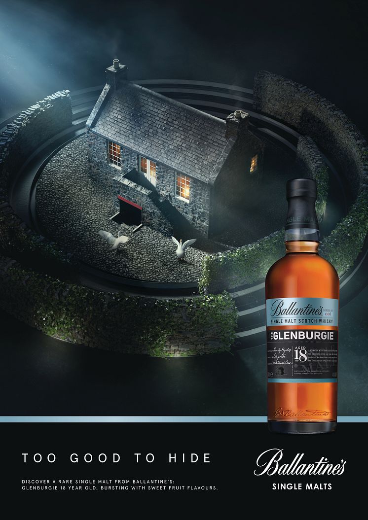 Ballantine's The Glenburgie 18YO Key Visual portrait