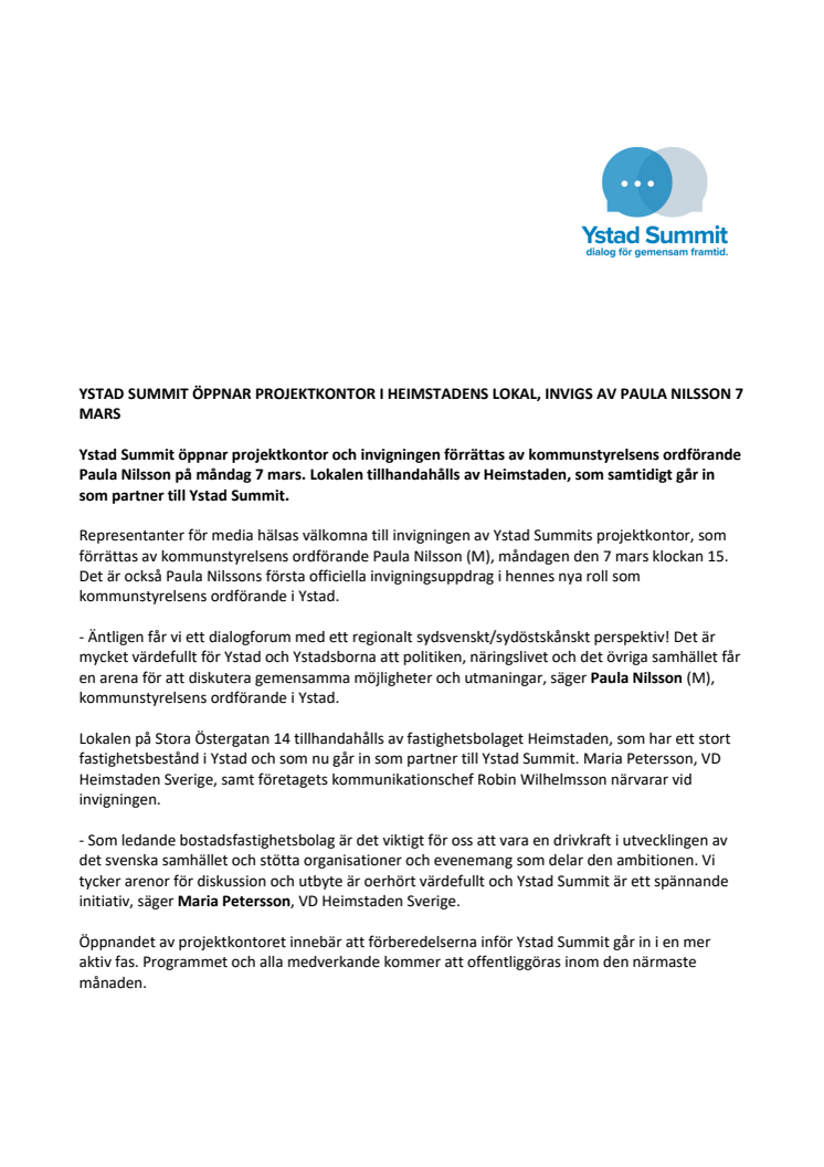 Pressmeddelande Ystad Summit inviger projektkontor 7 mars final.pdf