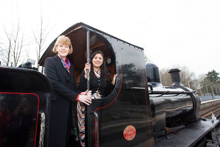 Wendy and Nusrat on board