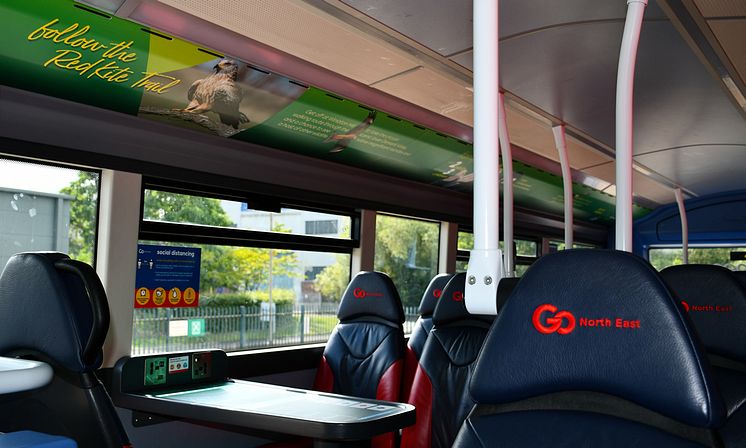 New and upgraded express buses set to soar from Consett to Newcastle through red kite country