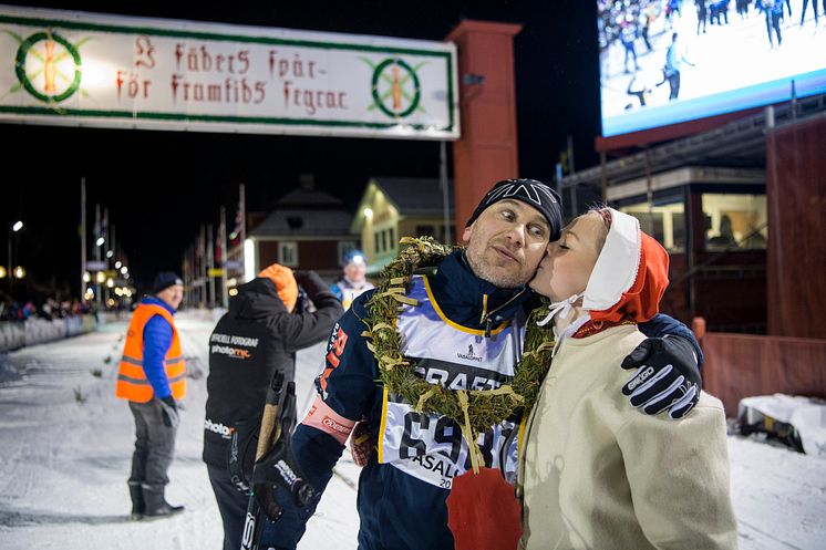 Markoolio och kranskullan efter Vasaloppet 2016-03-06