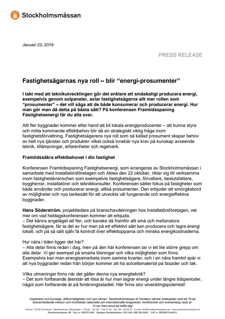 Fastighetsägarnas nya roll – blir “energi-prosumenter”