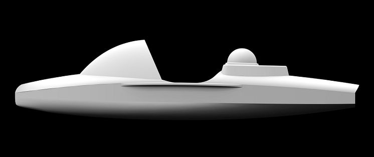Hi-res image - Ocean Signal - Rendering of the new boat designed by Jim Antrim for solo rower Lia Ditton