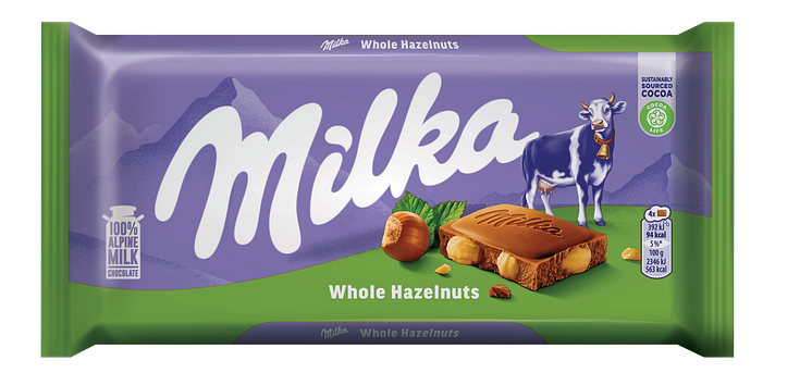 Milka Whole Hazelnuts