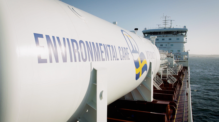 LNG/LBG tank on board Vinga vessel