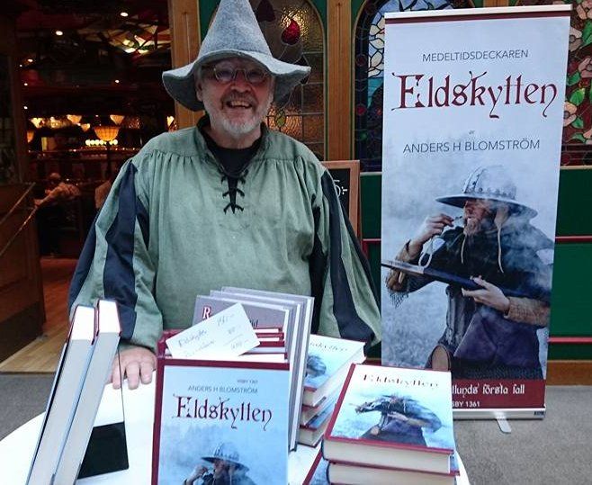Anders Blomström, författare till Eldskytten, nyss utgiven som ljudbok av Whip Media.