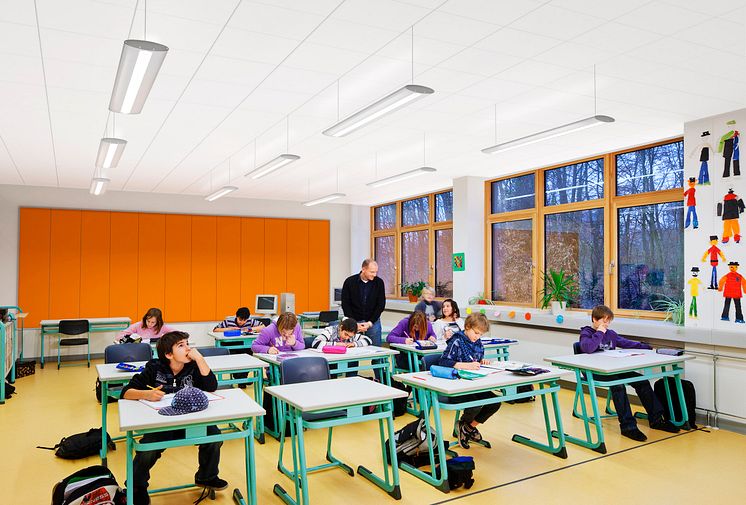 Nytt akustiksystem ger bättre ljud i klassrummet