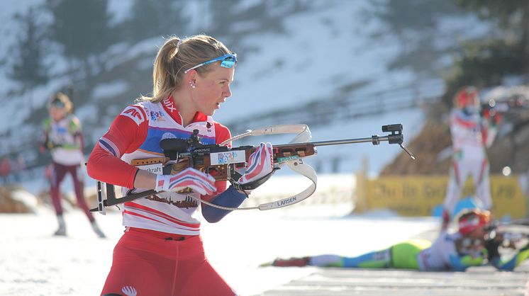 Kristina Skjevdale, skytebane, sprint ungdom kvinner, junior-vm 2016 