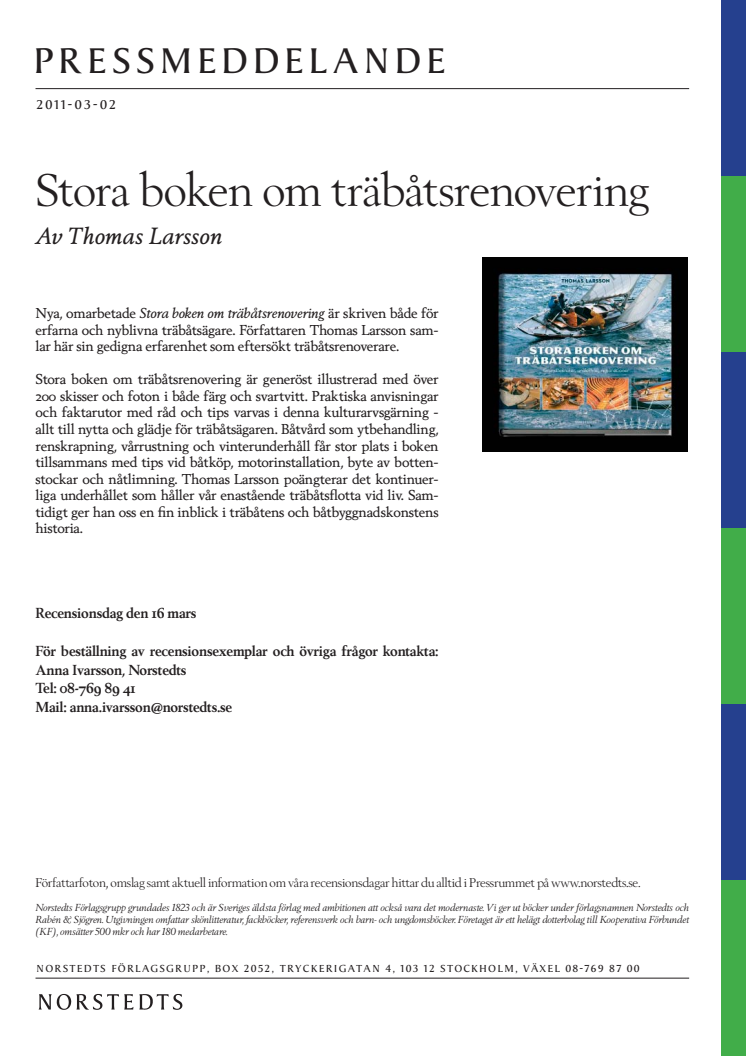 Stora boken om träbåtsrenovering