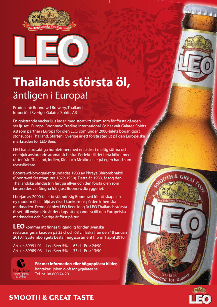 Thailands största öl