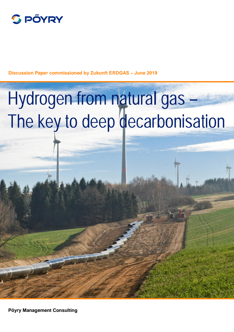Hydrogen from natural gas - The key to deep decarbonisation