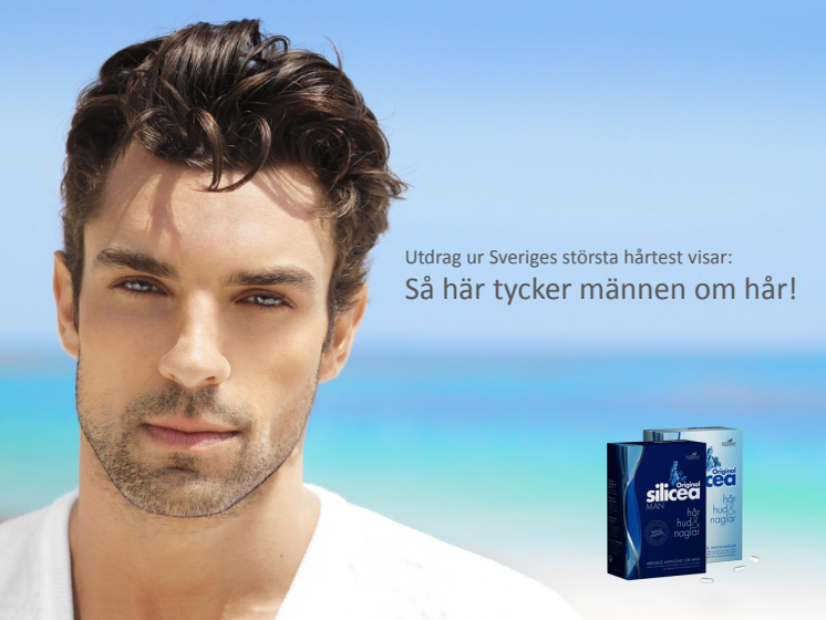 7 av 10 män anser att självkänslan sitter i håret